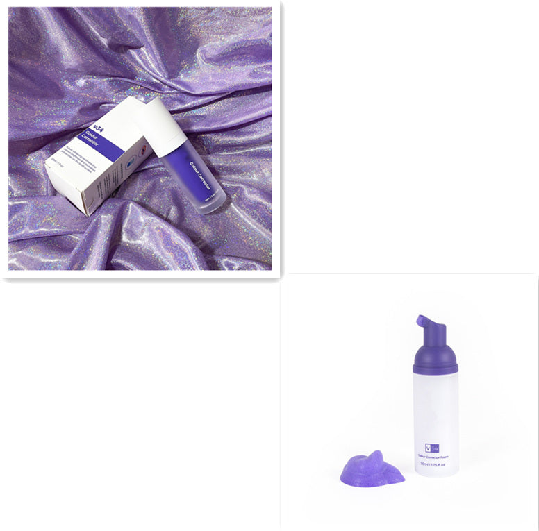 V34 Teeth Whitening Purple Mousse Toothpaste – Instant Stain Remover & Bright Smile | ROHBA