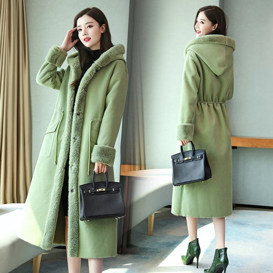 Women's Winter Cotton-padded Fur Coat – Warm Thick Jacket for Cold Weather | ROHBA - ROHBA