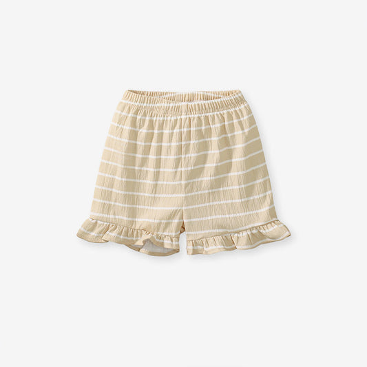 Baby Girls Unicorn Outfit – Cartoon T-Shirt & Striped Bloomers Summer Set | ROHBA™