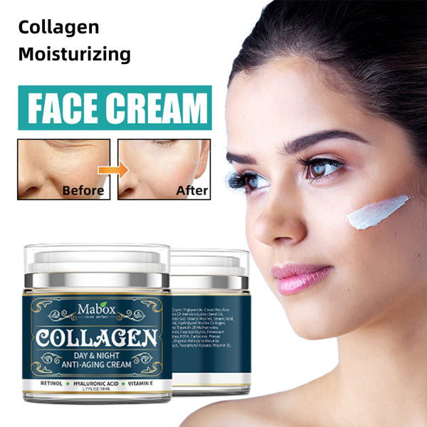 Collagen Moisturizing Facial Cream – Anti-Aging, Wrinkle Repair & Hydrating Skin Care | ROHBA™