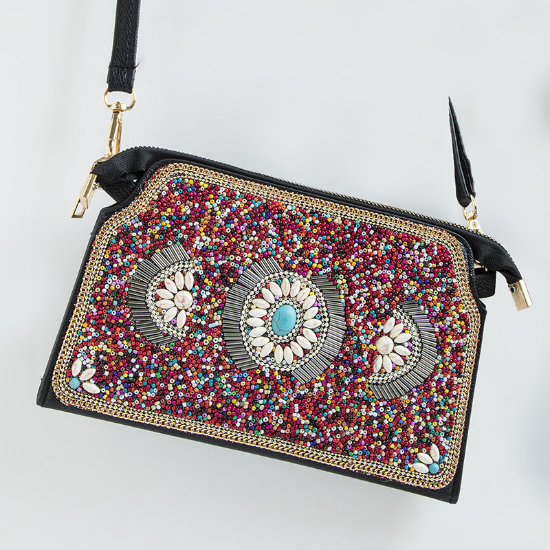 Mizhu Shell Flower Crossbody Bag