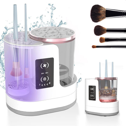 Electric Makeup Brush Cleaner – Rechargeable Automatic Cleaning & Drying Tool