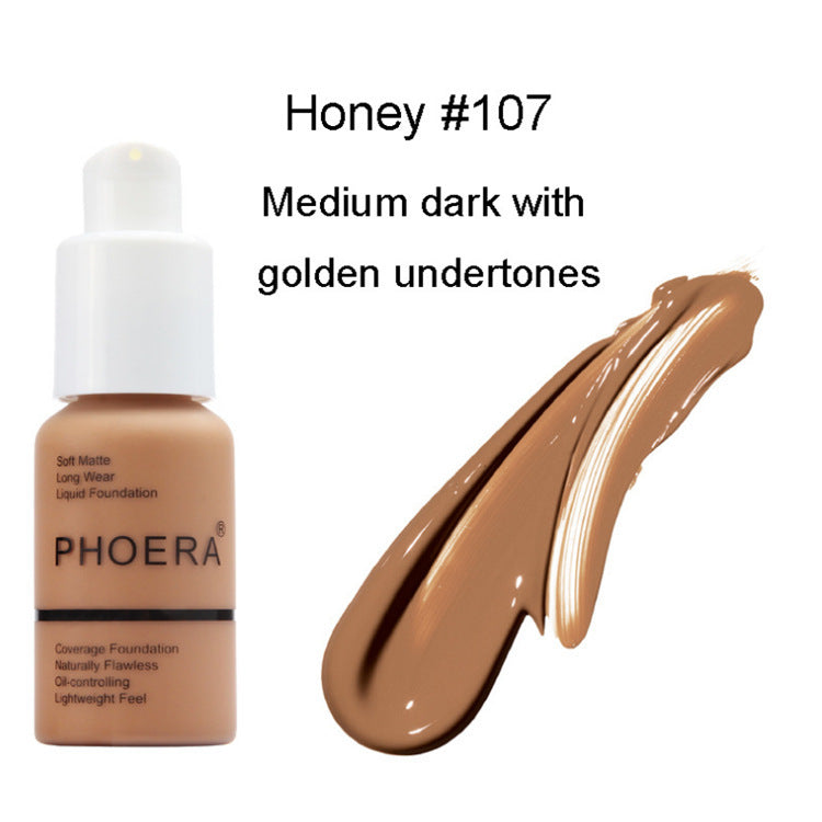 Explosive Press Matte Concealer Foundation – Oil Control Natural Finish Cream | ROHBA™