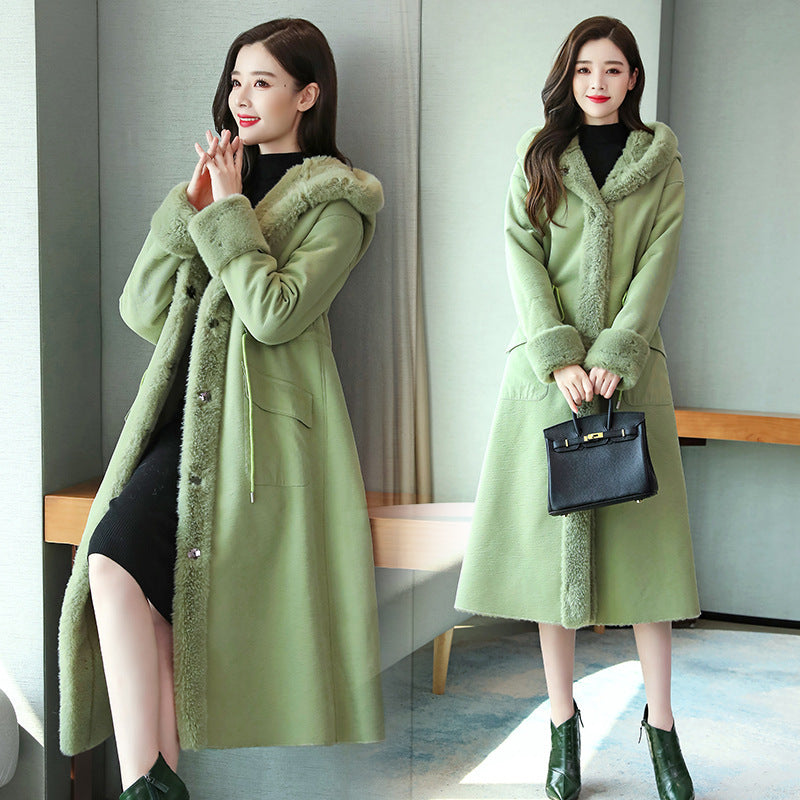 Women's Winter Cotton-padded Fur Coat – Warm Thick Jacket for Cold Weather | ROHBA - ROHBA
