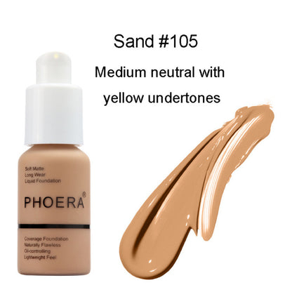Explosive Press Matte Concealer Foundation – Oil Control Natural Finish Cream | ROHBA™