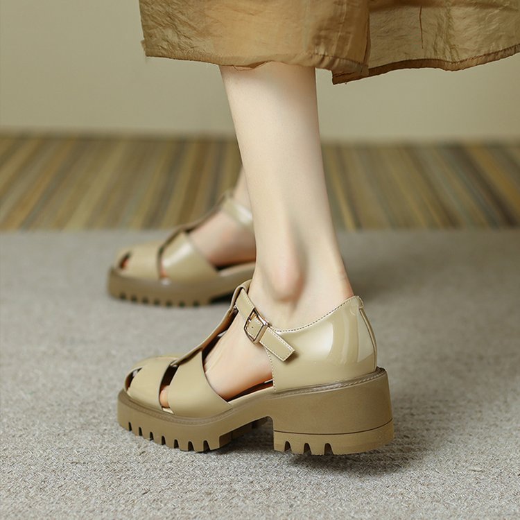 Women’s Casual Ankle-Strap Buckle Shoes – Comfortable Everyday Flats | ROHBA™