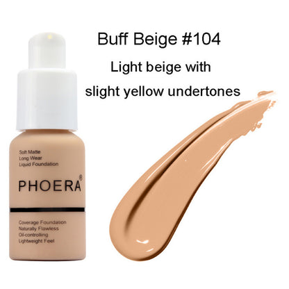 Explosive Press Matte Concealer Foundation – Oil Control Natural Finish Cream | ROHBA™