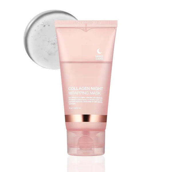 Collagen Night Wrapping Face Mask – Firming, Hydrating & Anti-Wrinkle Treatment