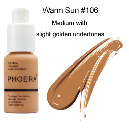 Explosive Press Matte Concealer Foundation – Oil Control Natural Finish Cream | ROHBA™