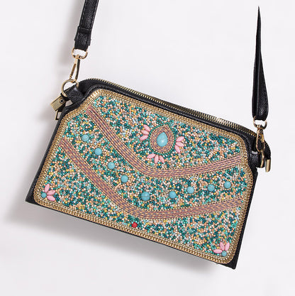 Mizhu Shell Flower Crossbody Bag