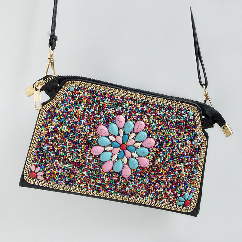 Mizhu Shell Flower Crossbody Bag