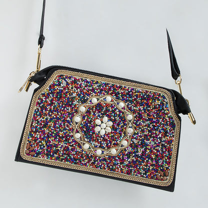 Mizhu Shell Flower Crossbody Bag