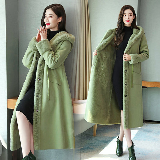 Women's Winter Cotton-padded Fur Coat – Warm Thick Jacket for Cold Weather | ROHBA - ROHBA