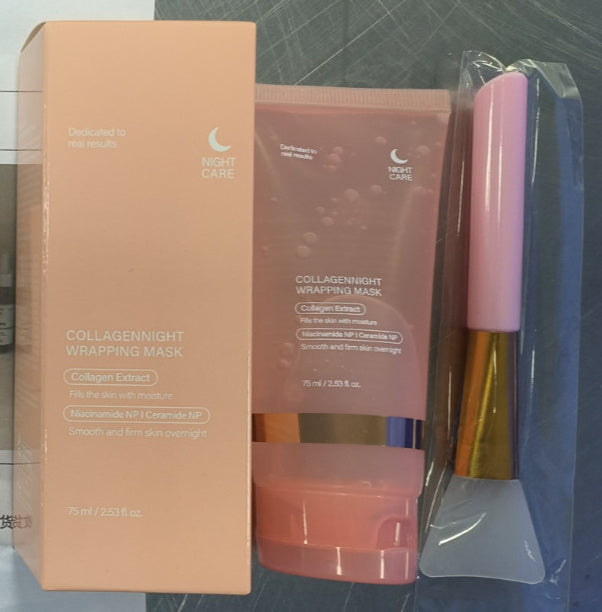 Collagen Night Wrapping Face Mask – Firming, Hydrating & Anti-Wrinkle Treatment