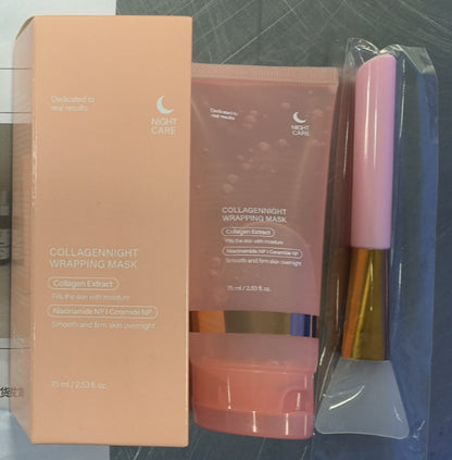 Collagen Night Wrapping Face Mask – Firming, Hydrating & Anti-Wrinkle Treatment
