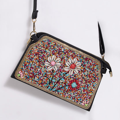 Mizhu Shell Flower Crossbody Bag