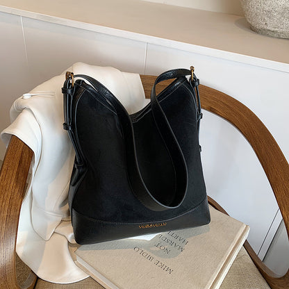 Casual Retro Suede Large Capacity Bag Women's All-match