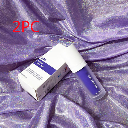 V34 Teeth Whitening Purple Mousse Toothpaste – Instant Stain Remover & Bright Smile | ROHBA